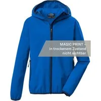 Killtec Funktionsjacke KOS 145 BYS JCKT Kinderjacke mit Magic Print, wasserdicht, Kapuze, Kinnschutz