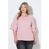 MIAMODA Longbluse Bluse A-Linie Musselin