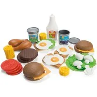 dantoy Kreativset 7030 Green Garden Spiel-Essen Spielzeug Burger, 51 Teile, spülmaschinengeeignet