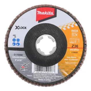 Makita Fächerscheibe X-LOCK 125mm - D-75998
