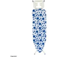 HTI-Line Bügelbrett Bügelbrett Ilona Blau, Bügelfläche 110x33 cm, Bügeltisch mit Bügeleisenablage
