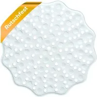 GarPet Duschmatte Duschmatte Rutschfest Rund Duscheinlage Rutschfest Badewannenmatte
