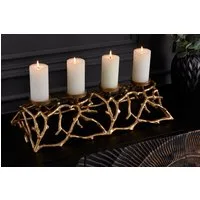riess-ambiente Kerzenhalter ABSTRACT 60cm gold (Einzelartikel, 1 St), Wohnzimmer · Metall · Dekoration · Modern Design