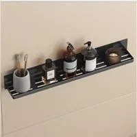 doporro Duschablage Duschregal Badezimmerablage 60cm magnetisch aus Carbonstahl Reglo-01, Magnetisch, Pulverbeschichtung