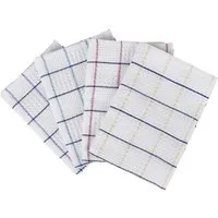 BOHORIA Geschirrtuch BOHORIA® Geschirrtücher 4er Set - 70% Baumwolle/30% Mikrofaser 45x60cm