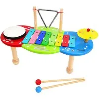 keepdrum Glockenspiel keepdrum LLT4 Musiktisch für Kinder
