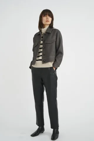 Strickpullover Oversize fit black offwhite
