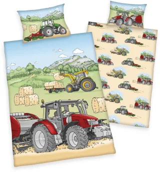 Baby Best Babybettwäsche "Traktor" 2 Stk. mit tollem Motiv