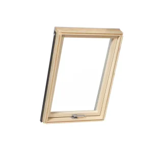 Dachfenster 55 x 78 cm, Holz, Kiefer, Farbe außen Anthrazit, Schwingflügel, Profil Slim Pine, 2-fach Verglasung, individuell konfigurierbar
