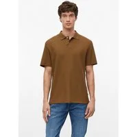 s.Oliver Kurzarmshirt Polo-Shirt Poloshirt aus Waffelpiqué