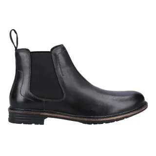 Hush Puppies - "Justin" Stiefeletten für Herren, Leder (Schwarz)