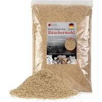 Moritz Räucherbox 1kg Räuchermehl Buche fein 0,5 -1 mm zum smoken, räuchern/kalträuchern von Fleisch, Fisch, Gemüse geeignet