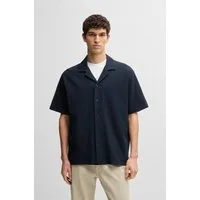 BOSS ORANGE Kurzarmshirt Pe mit Ton-in-Ton Logo