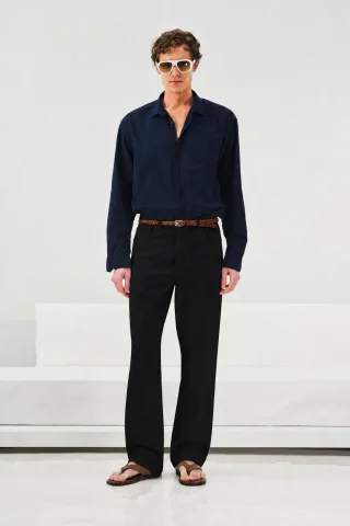 Herren Jeans mit mittlerem Bund und geradem Bein