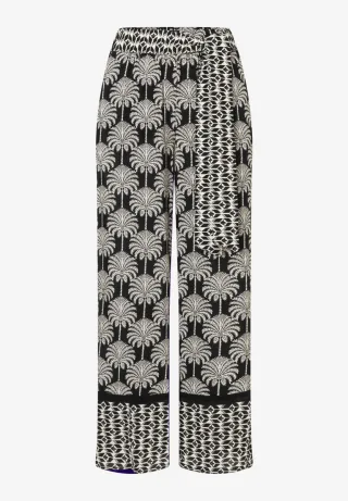 MORE & MORE - Gemusterte Culotte schwarz - Gr. - 34