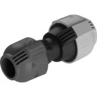 Sprinklersystem Verbinder-Stück mit Reduzierung 32mm > 25mm, Verbindung grau/schwarz
