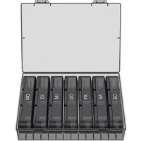 Wellgro Pillendose Große Tablettenbox für 7 Tage