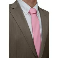 Fabio Farini Krawatte einfarbige Herren Schlips - Unicolor Krawatte in 6cm oder 8cm Breite (1-St., Unifarben) Schmal (6cm), Rosa perfekt als Geschenk