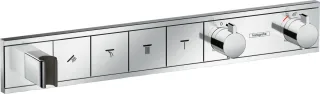 Hansgrohe Thermostat Unterputz RainSelect Fertigset 4 Verbraucher chrom, 15357000 15357000