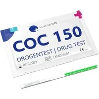 LuxmedIQ Drogen-Schnelltest Kokain - Urin Drogentest - Drogenschnelltest Koks Crack - 150 ng/ml, 10-tlg.