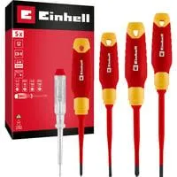 Elektriker-Schraubendreher-Set VDE, 5-teilig rot/gelb