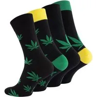Vincent Creation® Socken Weed Socks "365 High" (4-Paar) in angenehmer Baumwollqualität