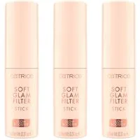 Catrice Make-up Stick SOFT GLAM FILTER STICK, 3-tlg., cremige Textur, leichte Deckkraft für natürlichen Glow, pflegend.
