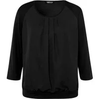 FRANK WALDER Blusenshirt im Materialmix