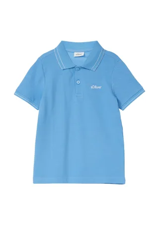 s.Oliver - Polo-Shirt blau - Gr. - 104/110