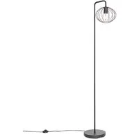 Qazqa Stehlampe Margarita, ohne Leuchtmittel, Warmweiß, QAZQA Stehlampe, e27, Schwarz, Stahl, Design