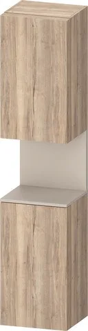 Duravit Qatego Hochschrank Eiche Marmoriert Matt 400x360x1760 mm - QA1346L91550010 QA1346L91550010