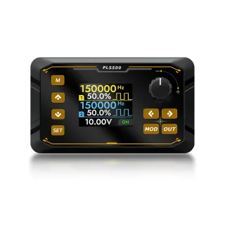 JUNCTEK PLS500 Pulse Signal Generator 1Hz-500kHz High Precision Dual Channel Adjustable Frequency Duty Cycle Phase