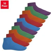 Footstar Kurzsocken EVERYDAY! 10 Paar Quarter Socken Kurzsocken Kurze Baumwoll Socken