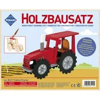 Pebaro 3D-Puzzle Holzbausatz Traktor, 851/1, 18 Puzzleteile