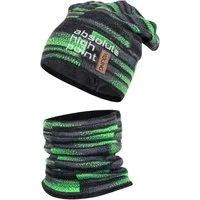 Smarilla Mütze & Schal Wintermütze Strickmütze Strickschal Loop Winterset