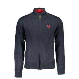Gianmarco Venturi Blauer Baumwollcardigan für Männer