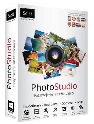 Serif - PhotoStudio (Fotoprojekte mit PhotoStack) [PC]