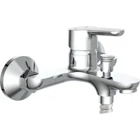 Schütte Wannenarmatur Vico Mischbatterie Badewanne, Wasserhahn Bad, Wannenarmatur in Chrom