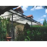 Floracord Sonnensegel, BxT: 330x140 cm, silbergrau