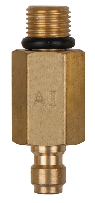 KS Tools Adapterstück M10x1,0 Außengewinde und 1/4" Schlauchanschluss mit Dichtring - 150.2348