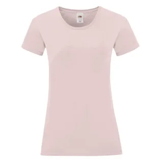 Fruit of the Loom - "Iconic" T-Shirt für Damen (Blassrosa)