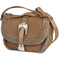 COLLEZIONE ALESSANDRO Umhängetasche Cowgirl, im Western Style mit Teddy-Fell