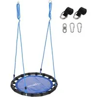 relaxdays Nestschaukel 80 cm, blau