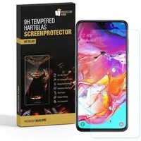 Protectorking Schutzfolie 2x 9H Hartglas für Samsung Galaxy A50 Schutzfolie Schutzglas Displaygl, (2-Stück), Displayschutzglas, Schutzglas Echtglas Tempered 9H Härte HD-KLAR