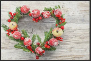 Fussmatte Weihnachten Apfel 6320 | Größe: 60 cm x 45 cm