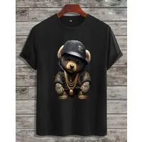 RMK T-Shirt Herren Shirt Sommer Teddybär Bär Bear aus Baumwolle