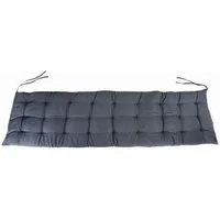 Marabellas Shop Bankauflage Polster für Gartenbank 150 x 40 x 4 cm Sitzkissen mit Punktsteppung, (1 St), inkl. Kordelbänder