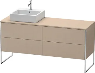 Duravit XSquare Konsolenwaschtischunterbau bodenstehend Leinen Matt 1600x548x778 mm - XS4924L7575 XS4924L7575