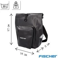 FISCHER Fahrrad Gepäckträgertasche PLUS Terra