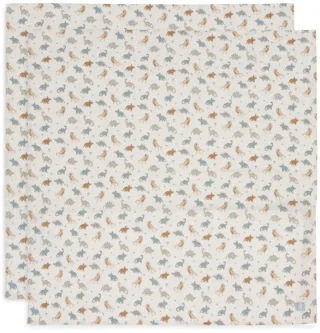 Jollein Spucktuch Hydrophill 115x115cm Roarsome, 2-Pack